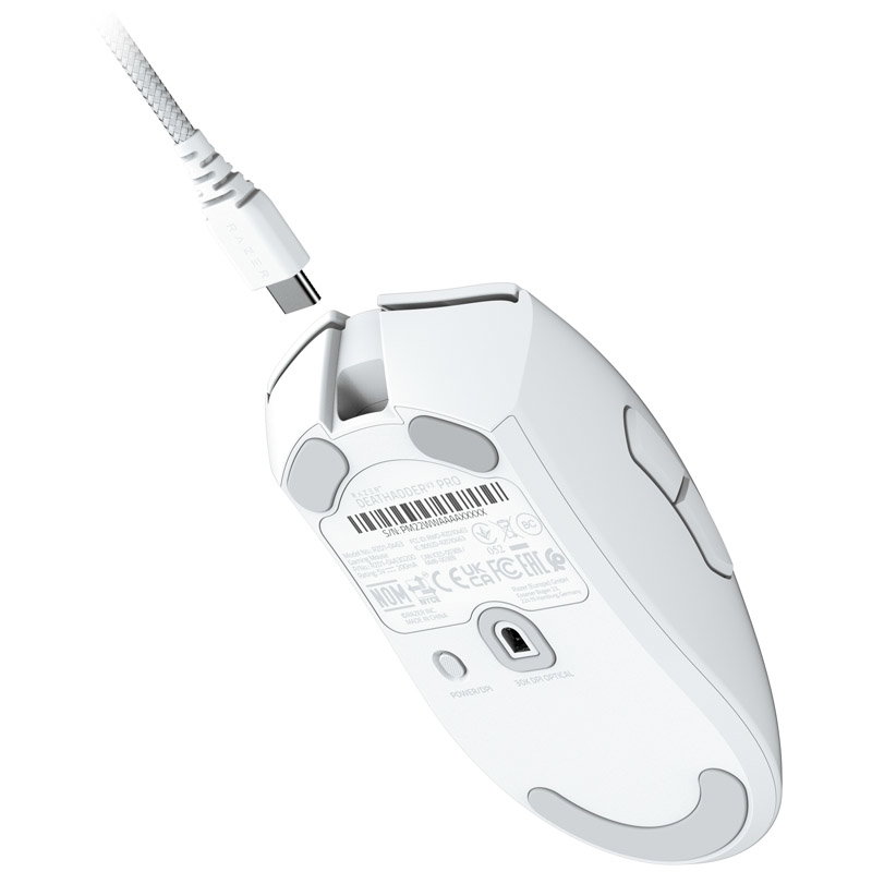 Razer DeathAdder V3 Pro Wireless Gaming mouse - white