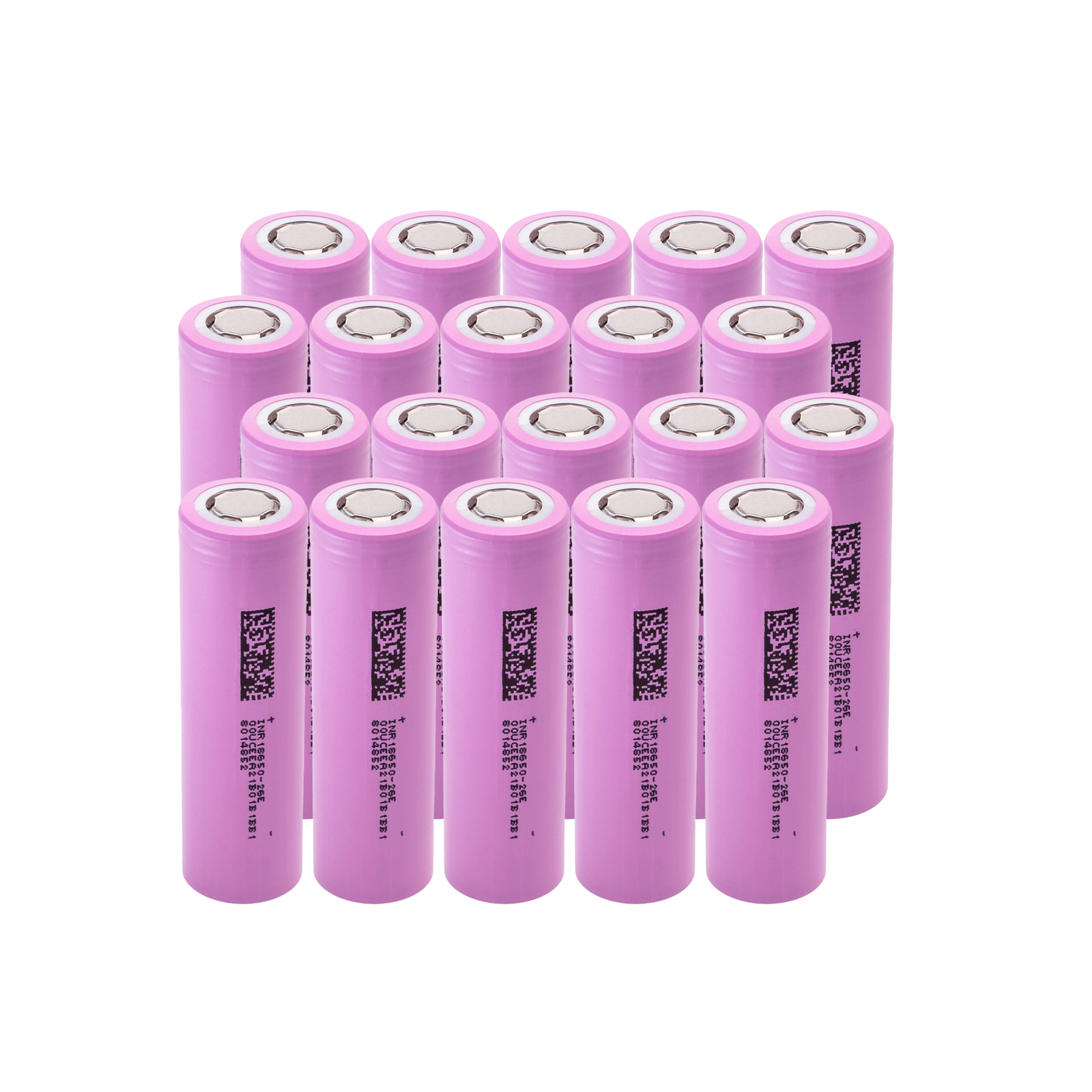 Greencell 20x Battery Cells 18650 Li-Ion INR1865026E ICR18650-26J 3.6V 2600mAh