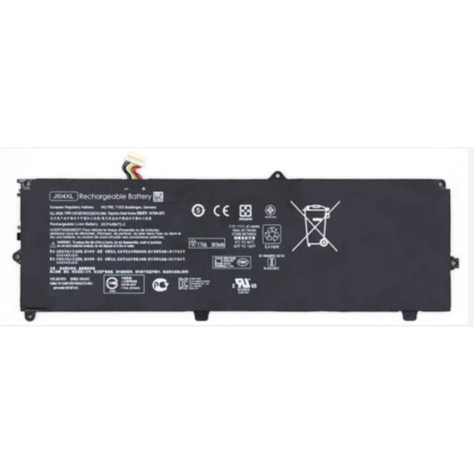 HPI Notebook Battery for Elite X2 1012 G1 Lithium-Ionen 4 Cell 3050mAh 47Wh