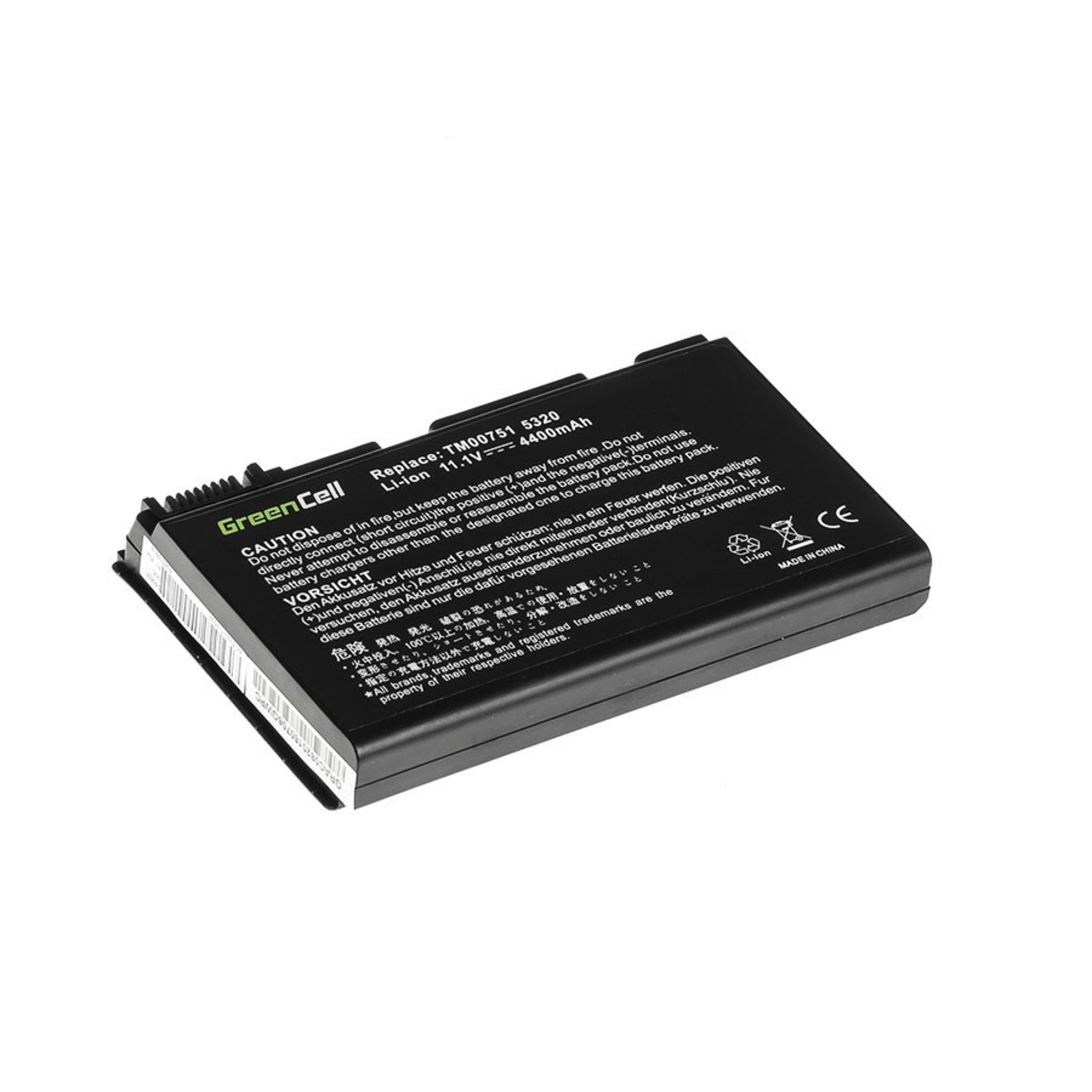 Greencell Laptop Battery for Acer TravelMate 5220 7720 11.1V 4400mAh