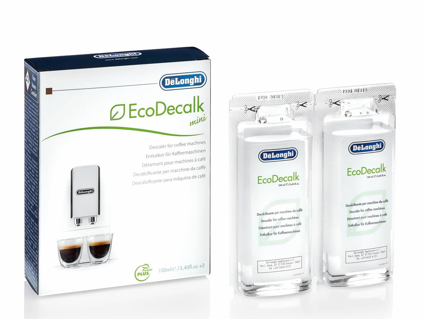 DeLonghi EcoDecalk 2x100ml Coffee makers 100 ml