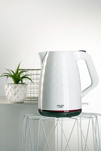 Adler AD 1277 W electric kettle 1.7 L 2200 W White