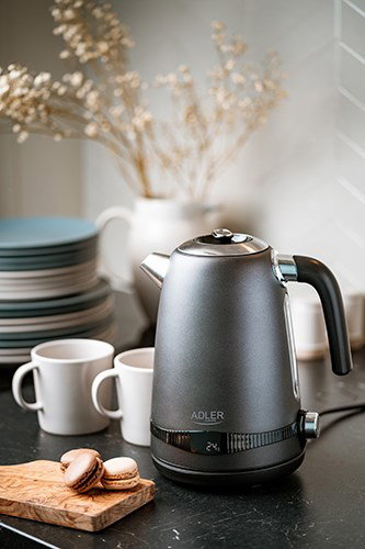 Adler AD 1295 Steel kettle 1.7 l Satin grey