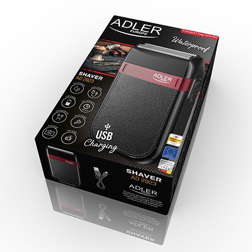 Adler AD 2923 men s shaver Foil shaver Trimmer Black
