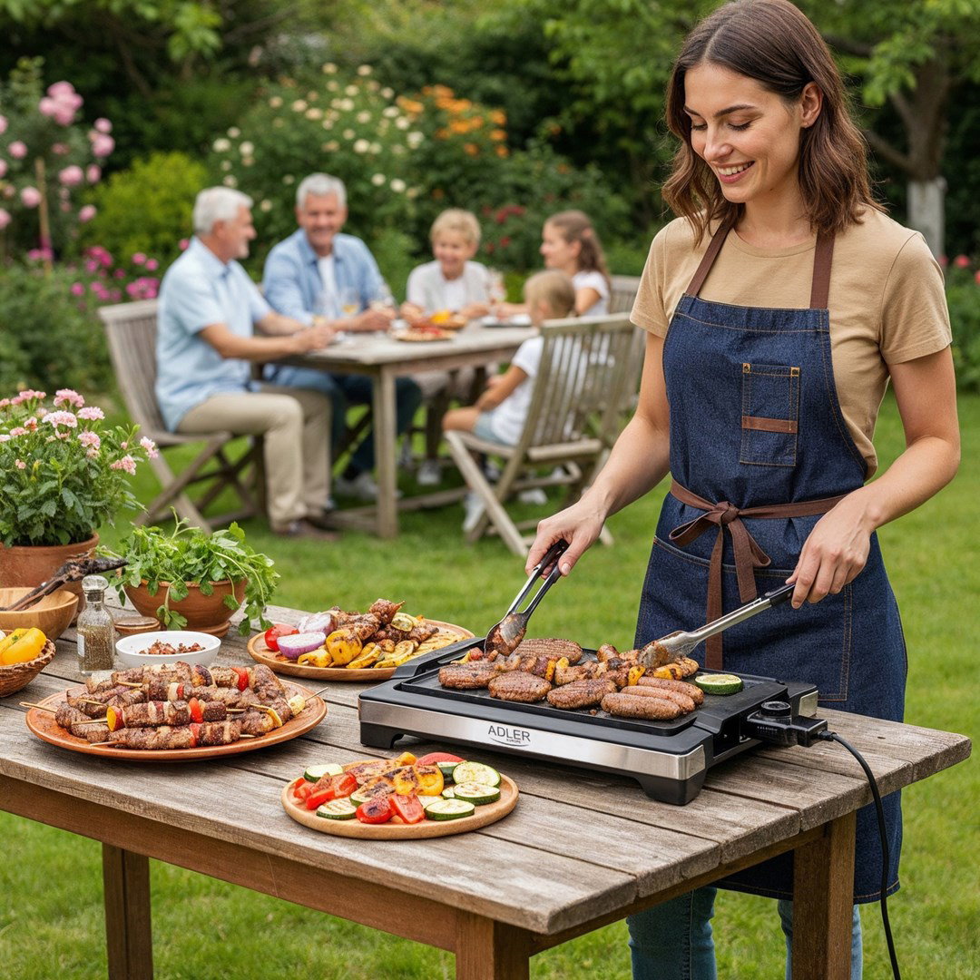Electric Grill ADLER AD 6613 Table grill 3000W Black