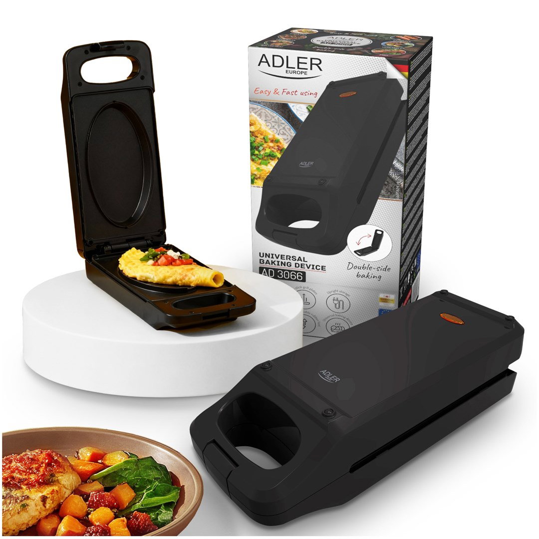 Adler AD 3066 Multifunction toaster Black