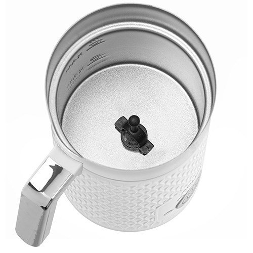 Adler AD 4494 milk frother/warmer Automatic Metallic, White