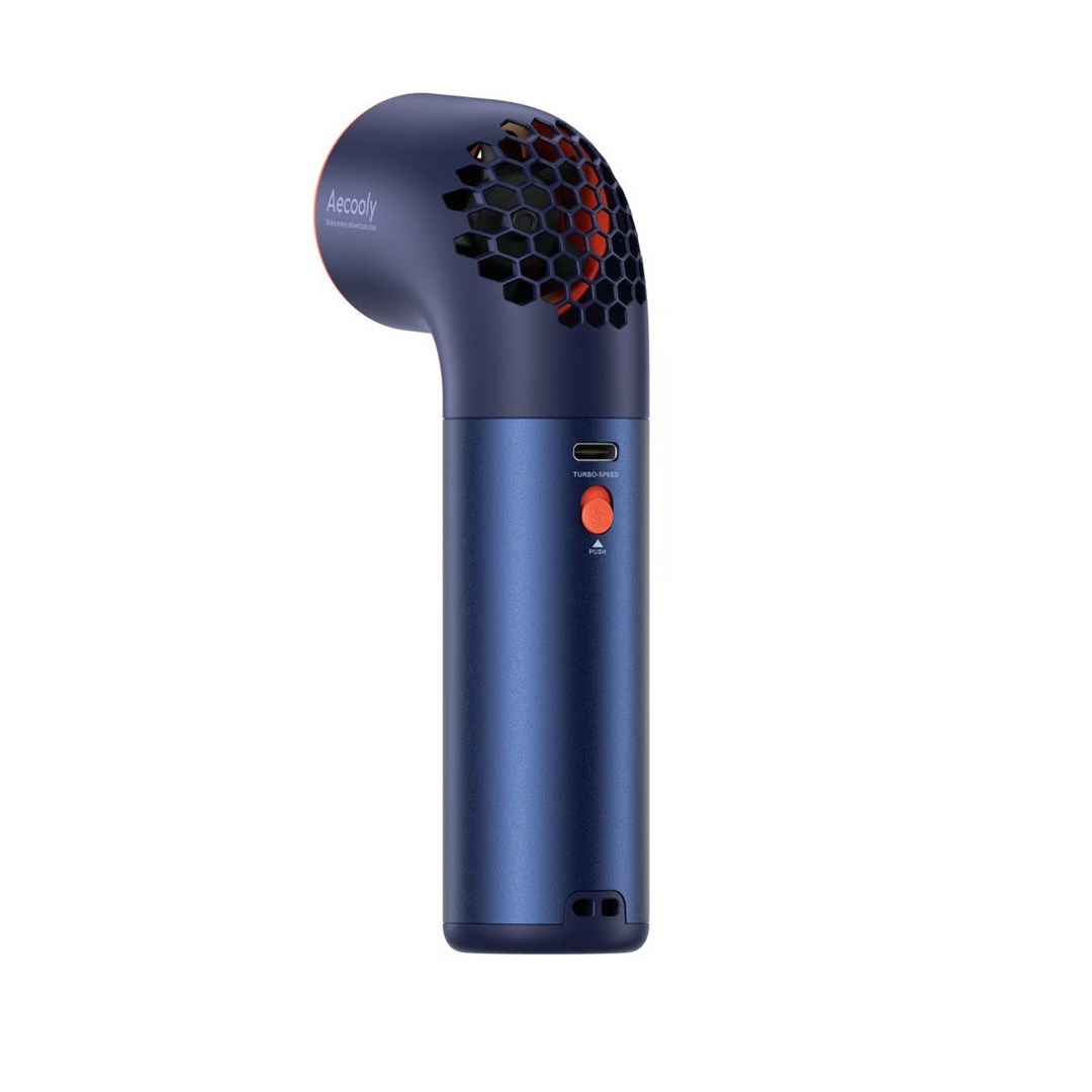 AECOOLY Aero Ultra High-Speed Handheld Fan, Blue-Orange