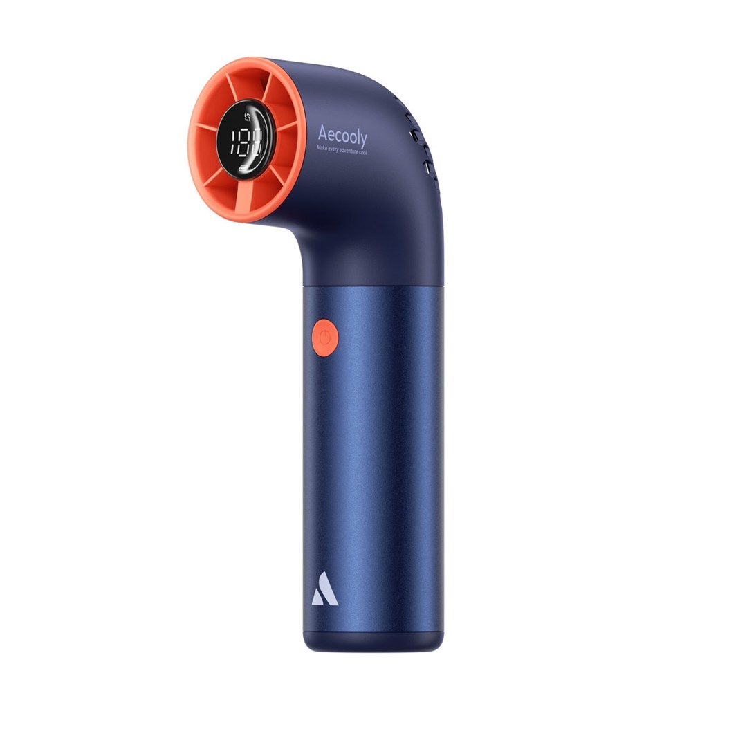 AECOOLY Aero Ultra High-Speed Handheld Fan, Blue-Orange