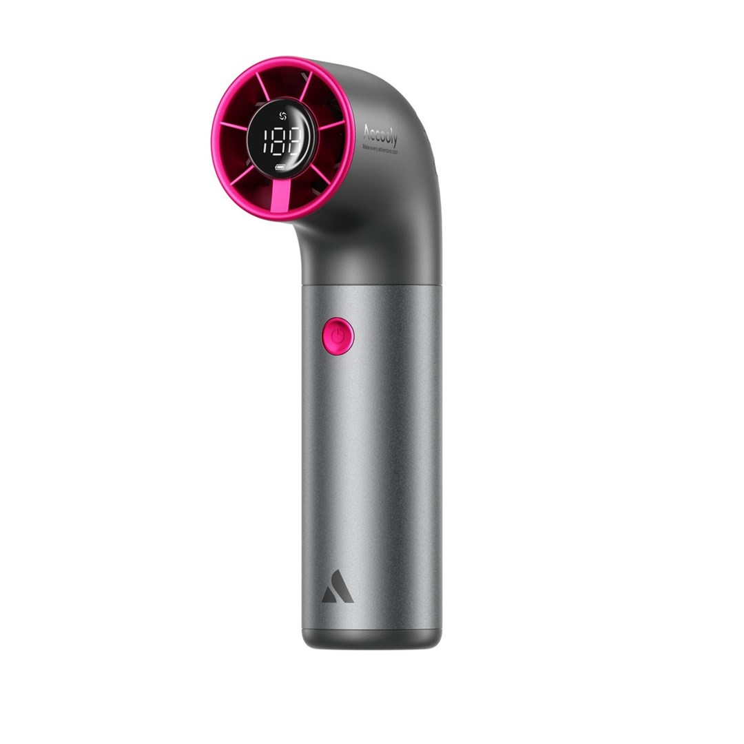 AECOOLY Aero Ultra High-Speed Handheld Fan, Grey-Purple