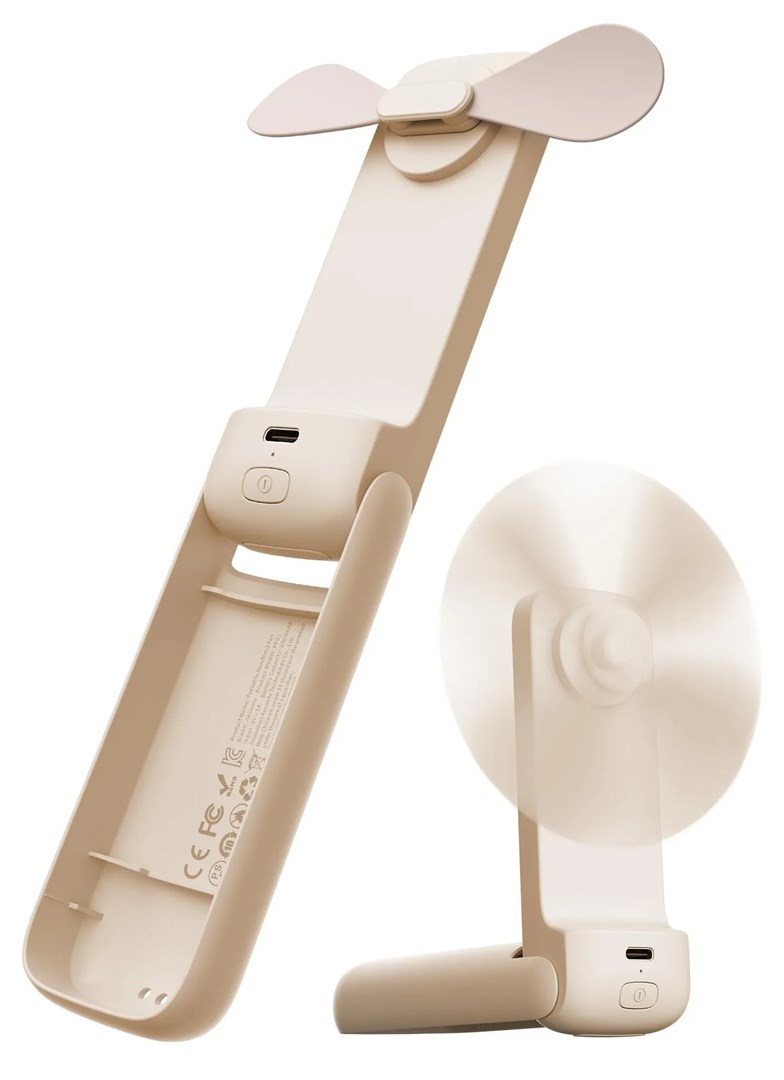 AECOOLY Pocket 01 Foldable Handheld Fan, Beige