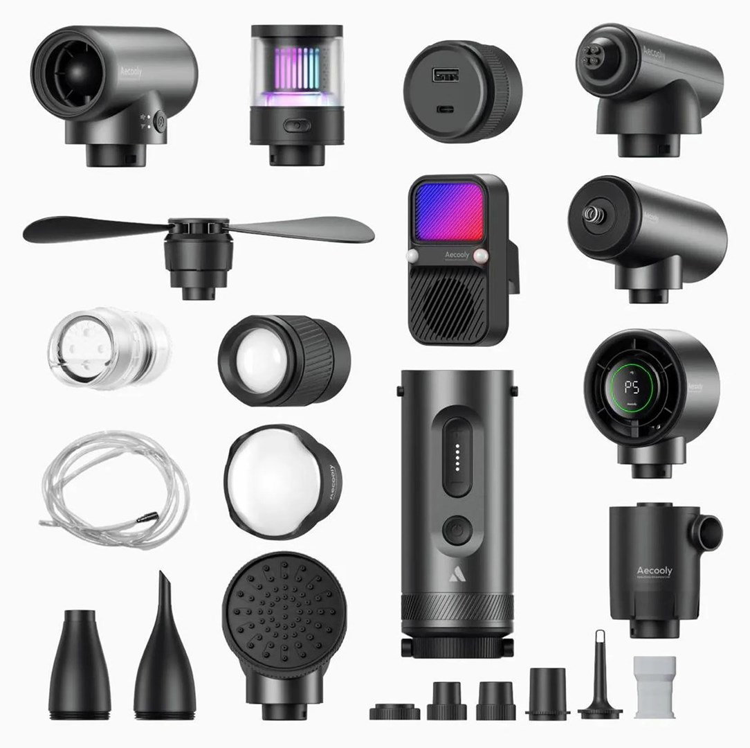 AECOOLY CamperPack Modular Camping Kit USB-C 25.9Wh IPX7