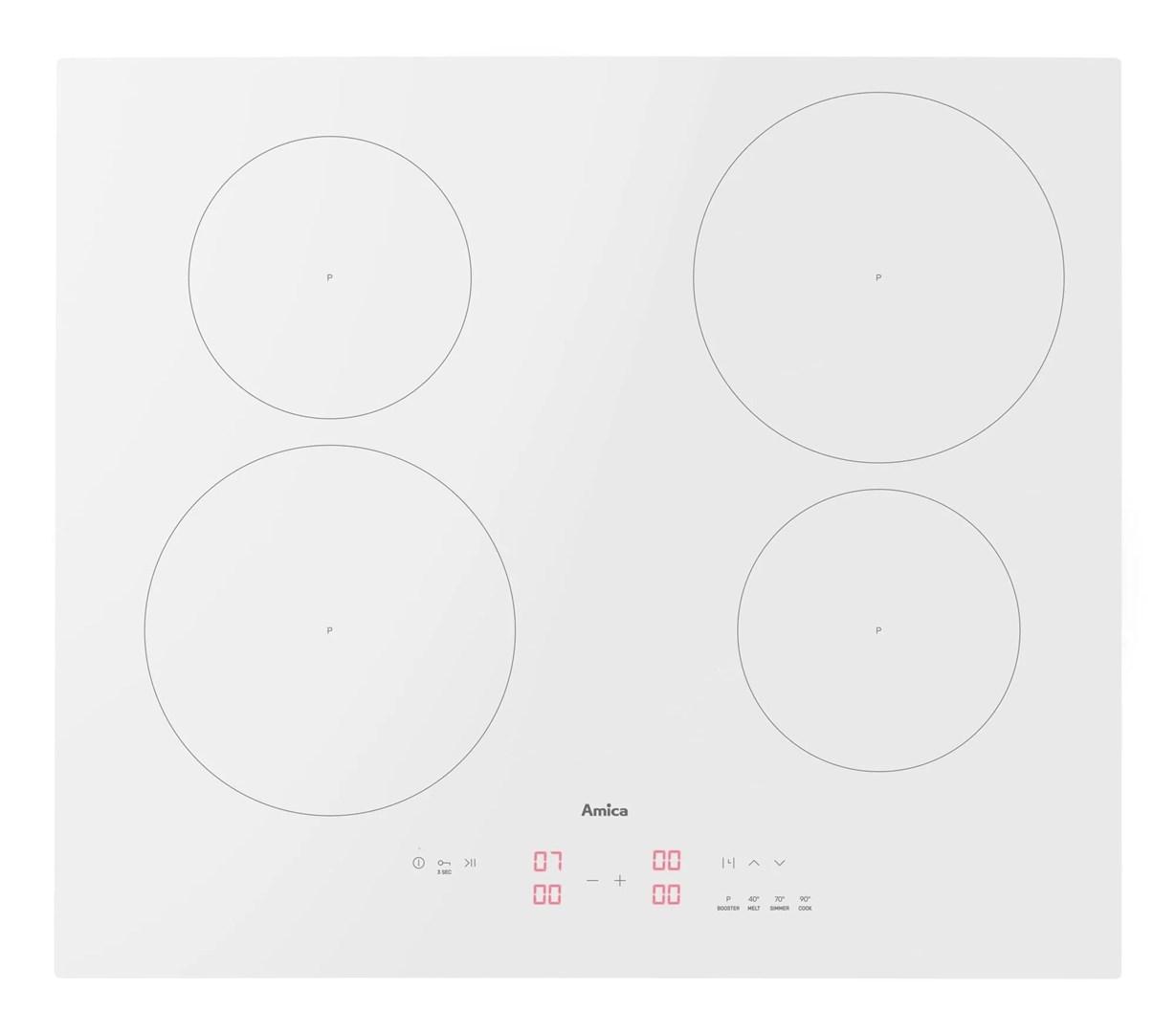 Induction cooktop Amica PIDH6140PHTUN 3.0 white