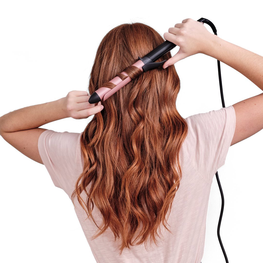 BaByliss C452E 32mm Curling Tong Curling iron Warm Black, Rose 98.4 (2.5 m)
