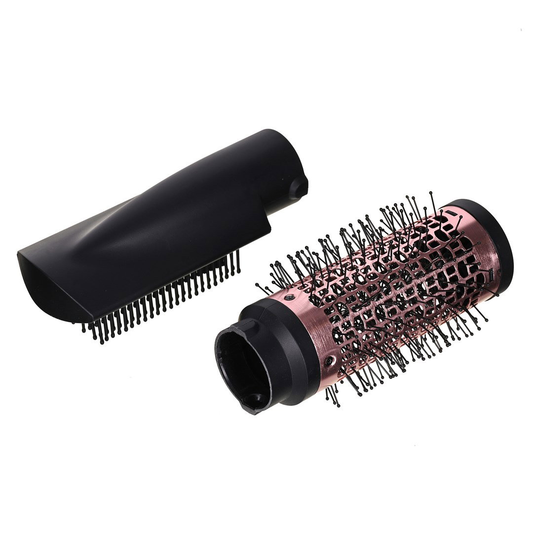 BaByliss AS914PE hair styling tool Straightening brush Warm Black, Rose gold 1000 W 2.5 m