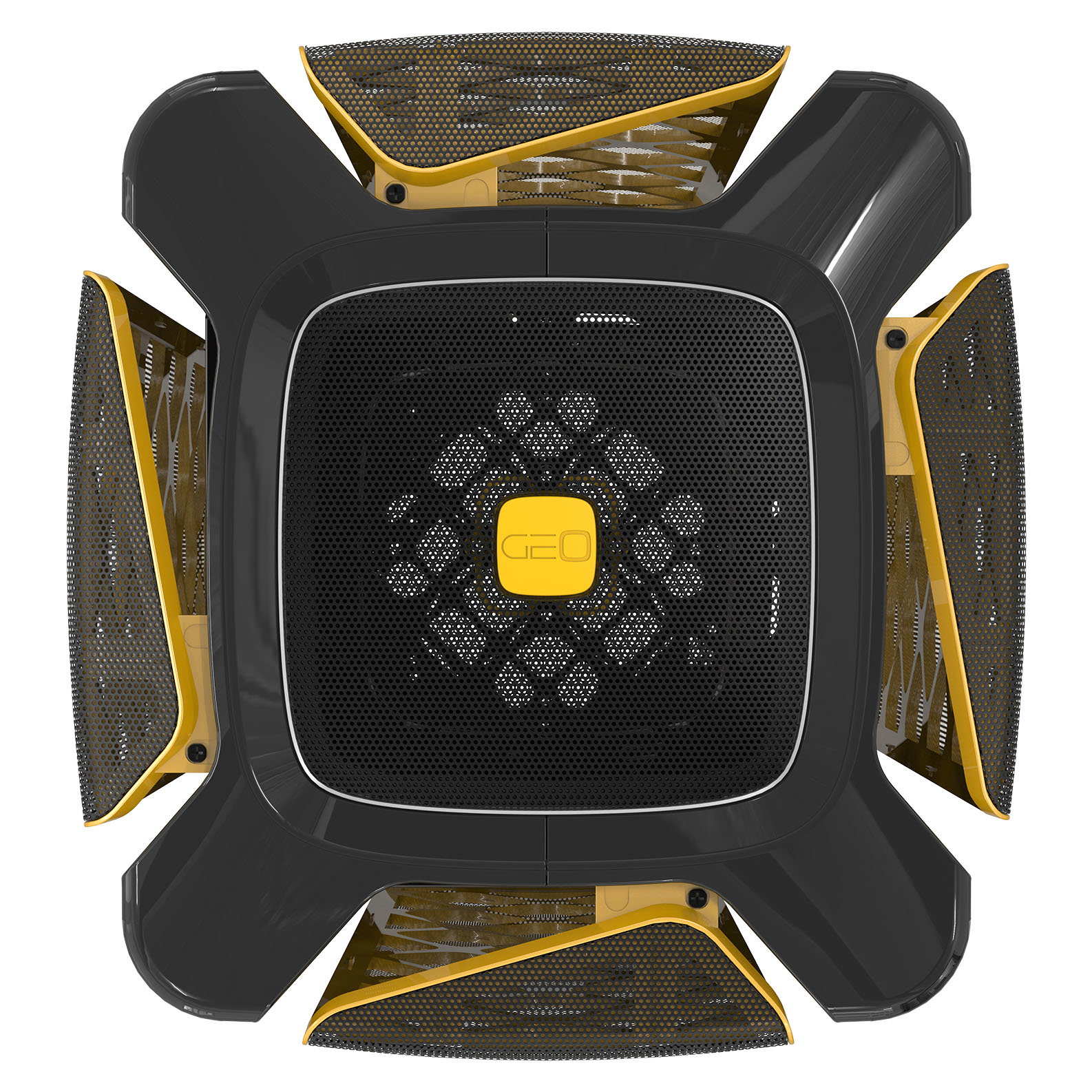 Geometric Future M2 THE ARK case, Mesh - black