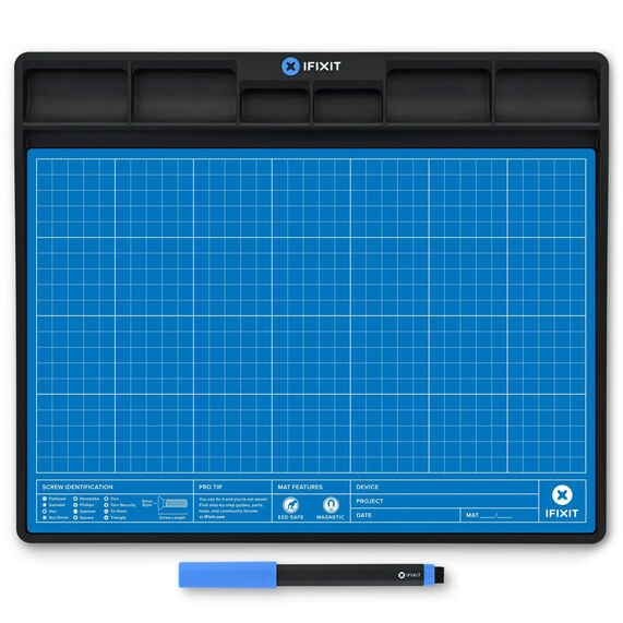 iFixit FixMat magnetische Projektmattee, ESD-geschtzt - blue