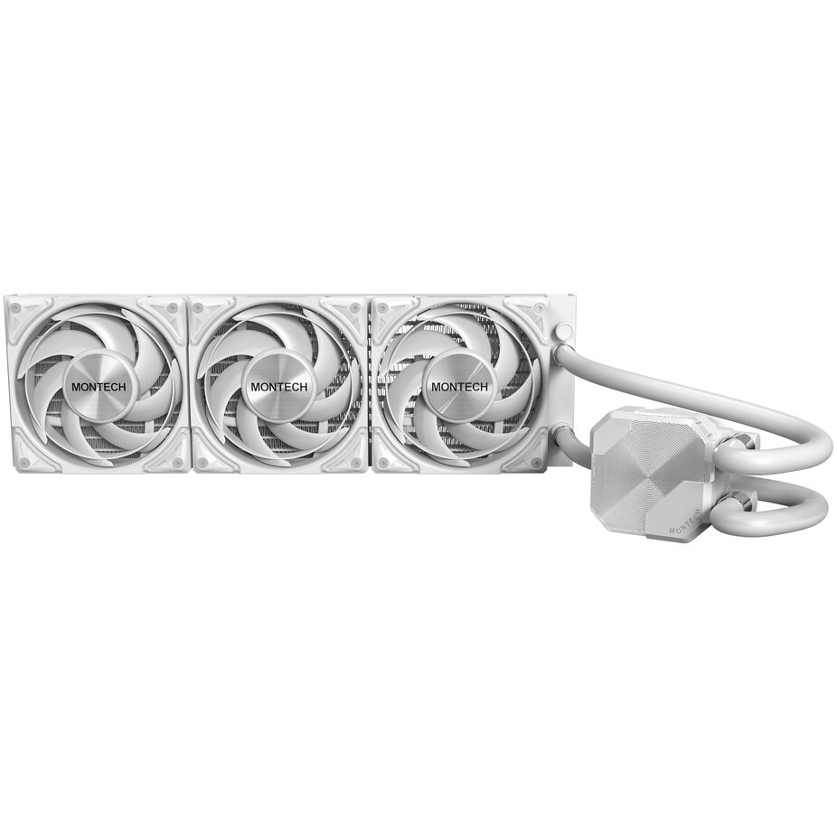 Montech HyperFlow Silent AiO water cooling - 360mm, white