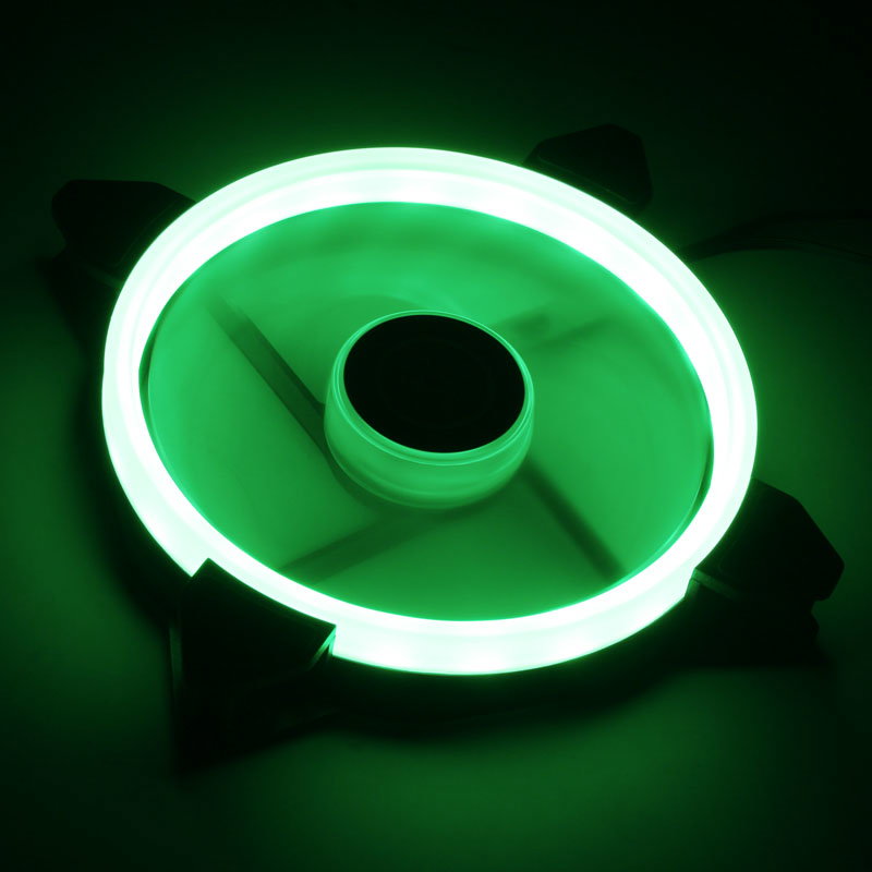 Raijintek IRIS 14 Rainbow RGB LED fans, 2-Part Set incl. Controller - 140mm