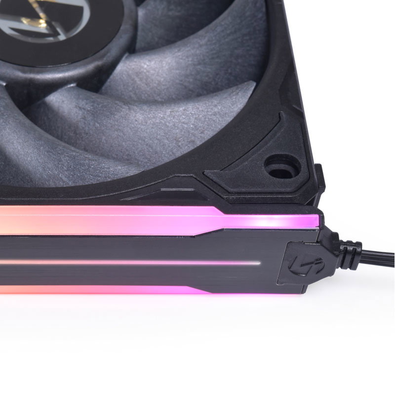 Lian Li UNI FAN P28 Side ARGB Strip, Triple Pack - black