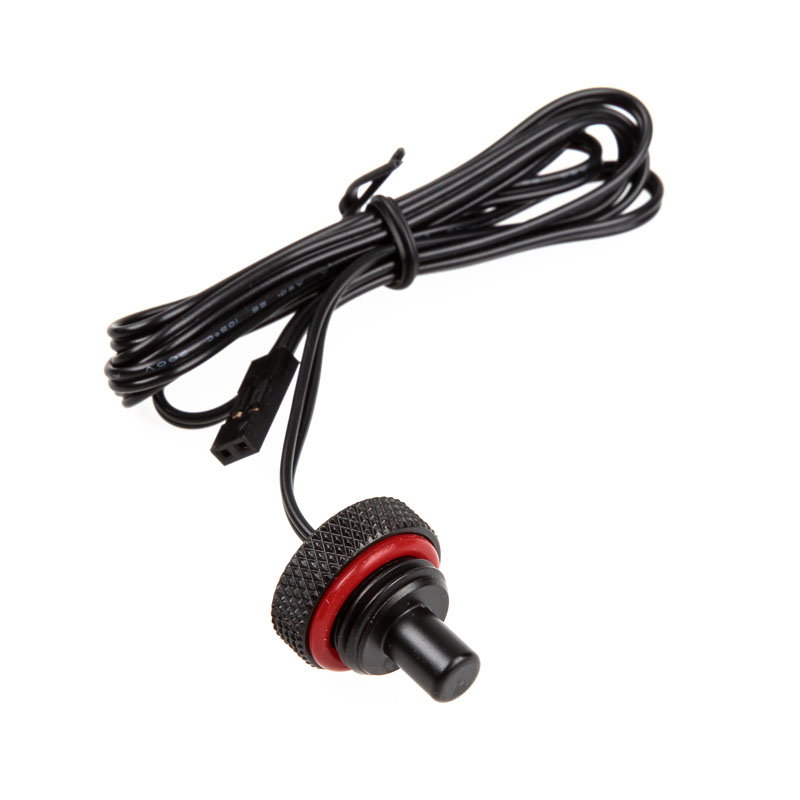 Bitspower Verschlussstopfen with Temperatur Sensor G1/4 inches IG - 90 cm, carbon black