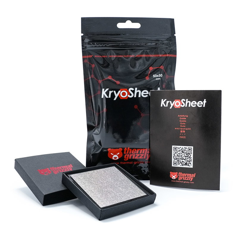 Thermal Grizzly KryoSheet Wrmeleitpad - 50 x 50 mm