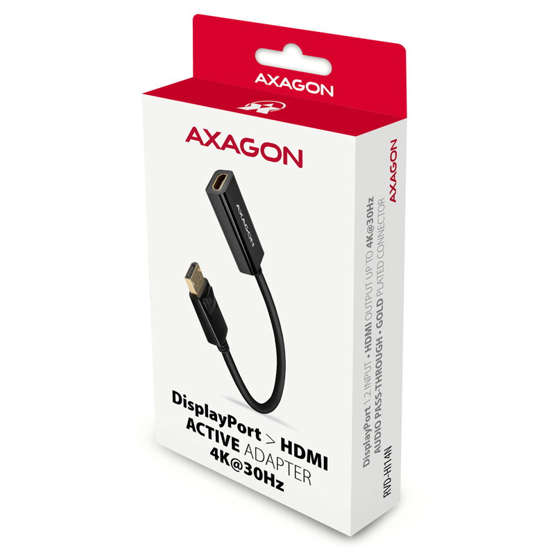AXAGON RVD-HI14N DisplayPort > HDMI 1.4 adapter 4K/30Hz