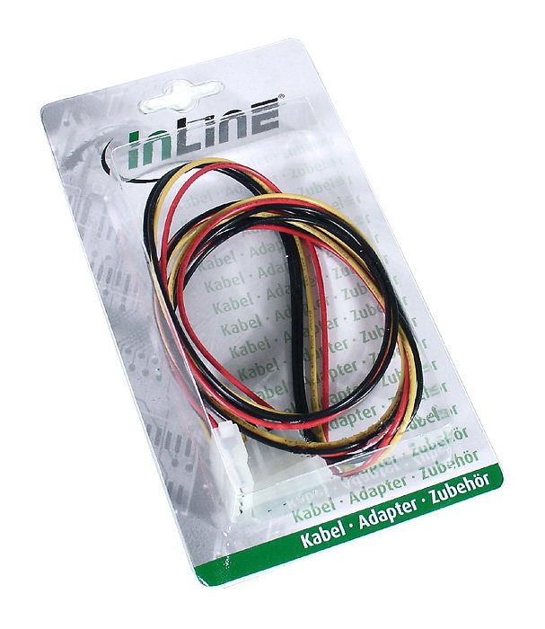 InLine 4polige Stromcableverlngerung intern - 1m