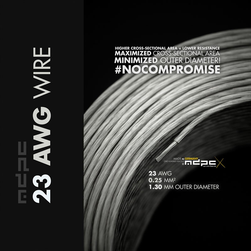 MDPC-X Schaltlitze 23-AWG transparent, 1m
