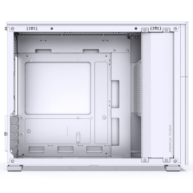 Jonsbo D31 Micro-ATX Case, Tempered Glass - white