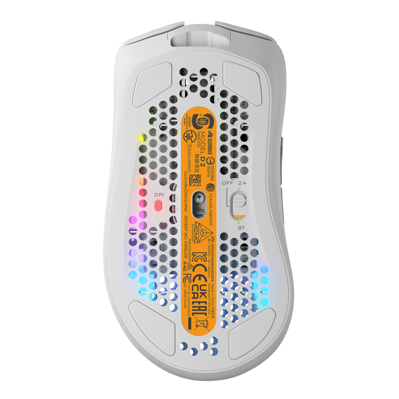 Glorious Model D 2 Wireless Gaming-mouse - white