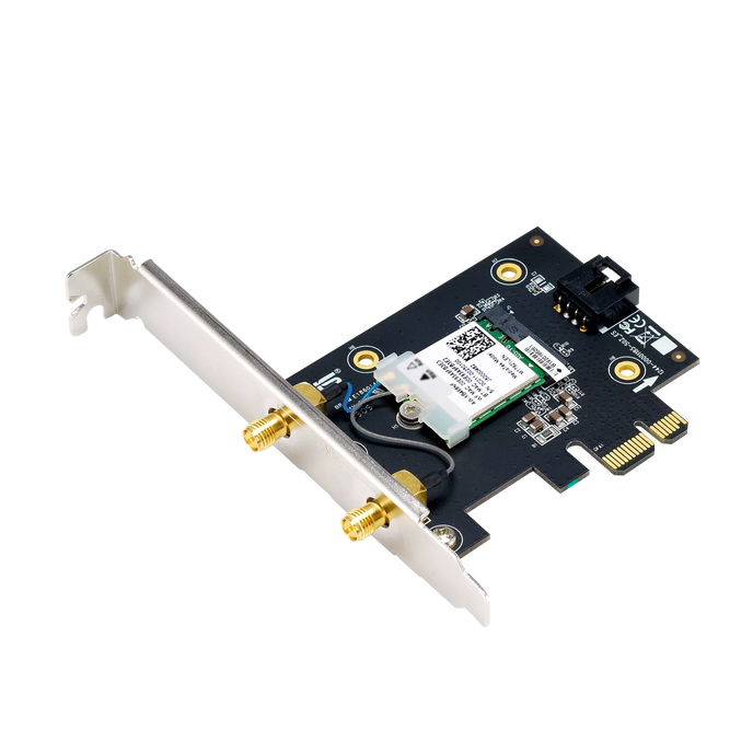ASUS PCE-BE6500 networkadapter, PCIe, Wi-Fi 7, BT 5.4