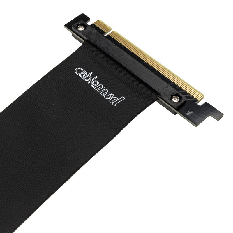 CableMod vertikale graphics cardnmount with PCIe x16 Riser cable, 1x DisplayPort, 1x HDMI - black
