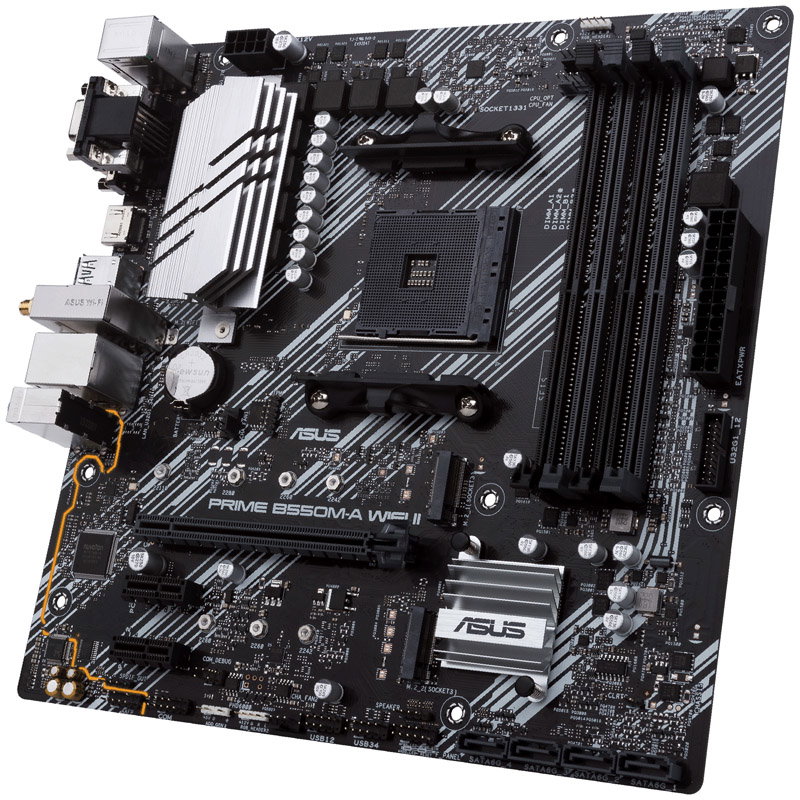 ASUS Prime B550M-A Wi-Fi II, AMD B550 motherboard - socket AM4