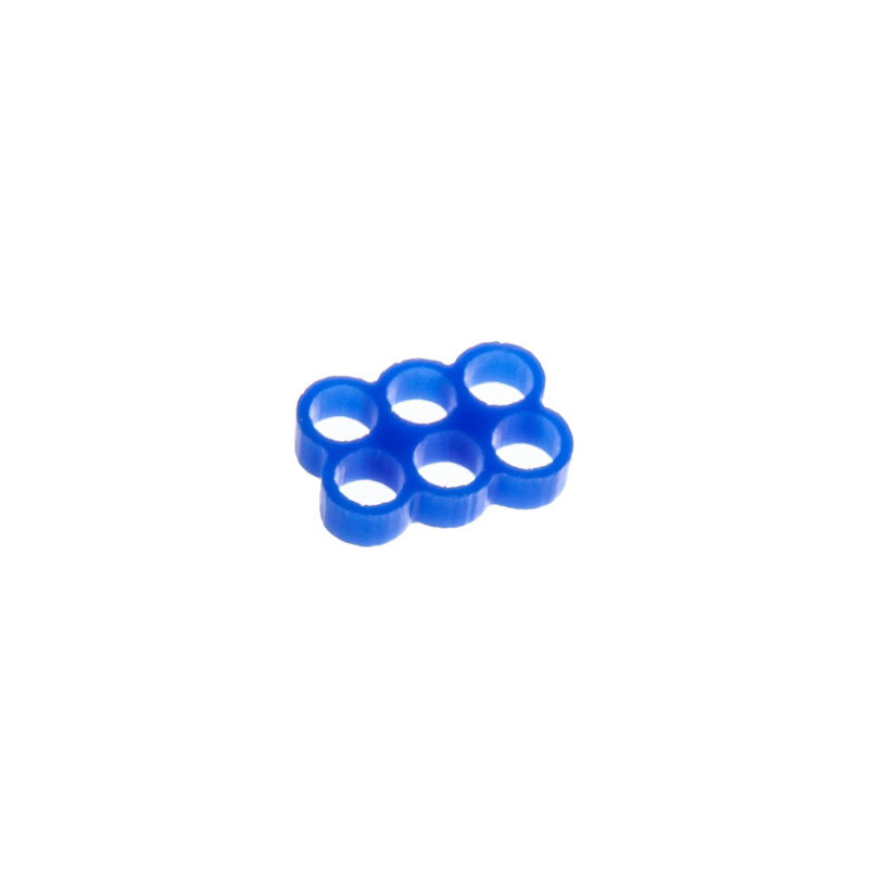 E22 6-Slot Stealth cablekamm - blue