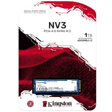 Kingston NV3 NVMe, PCIe 4.0 M.2 Typ 2280 - 1 TB