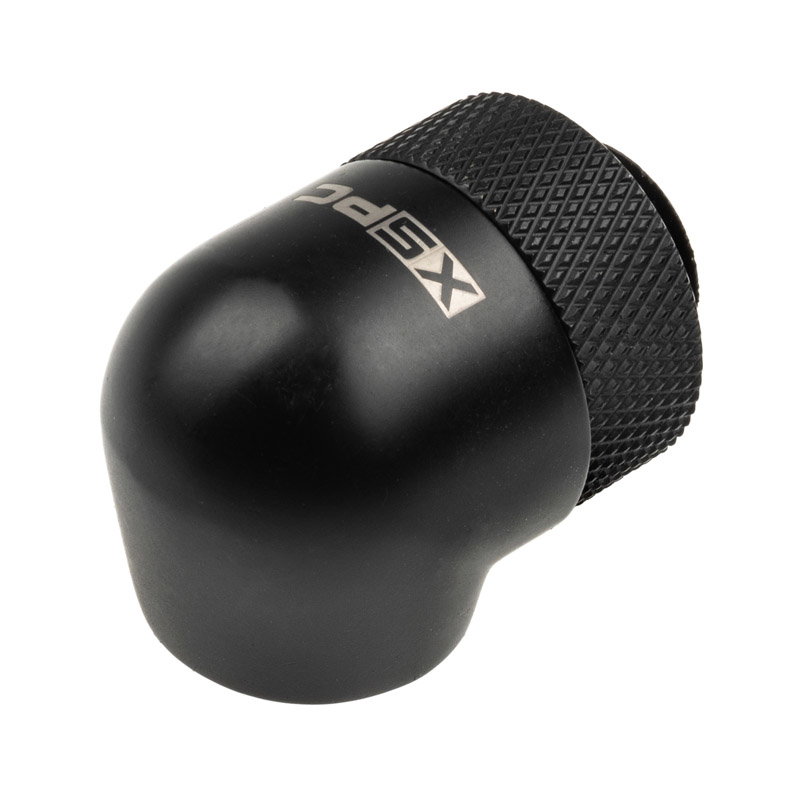 XSPC Adapter 90 Grad G1/4 inches AG auf G1/4 inches IG - drehbar, black, 4er-Pack