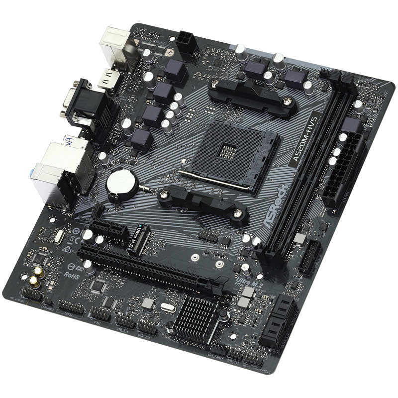 ASRock A520M-HVS, AMD A520 motherboard - socket AM4