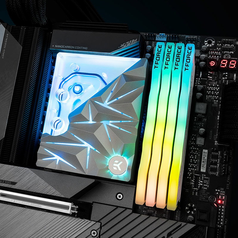 EK Water Blocks EK-Quantum Velocity Edge D-RGB - AM5 Silver Special Edition