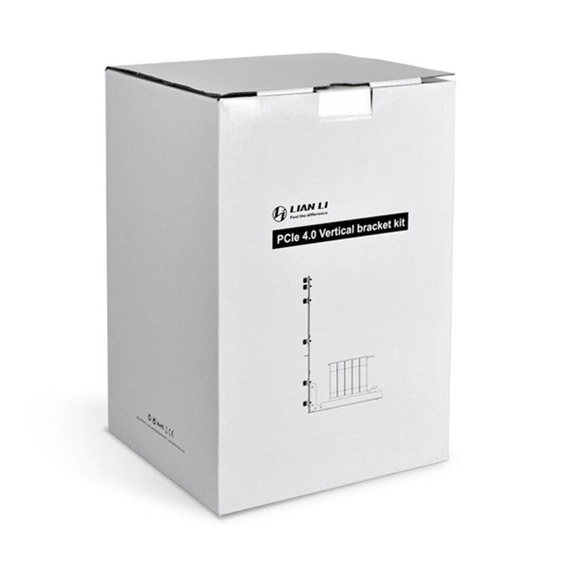 Lian Li O11DMINI-1W-4 Mini Riser Card + PCI-Slot-Blende - PCIe 4.0, 200mm, white
