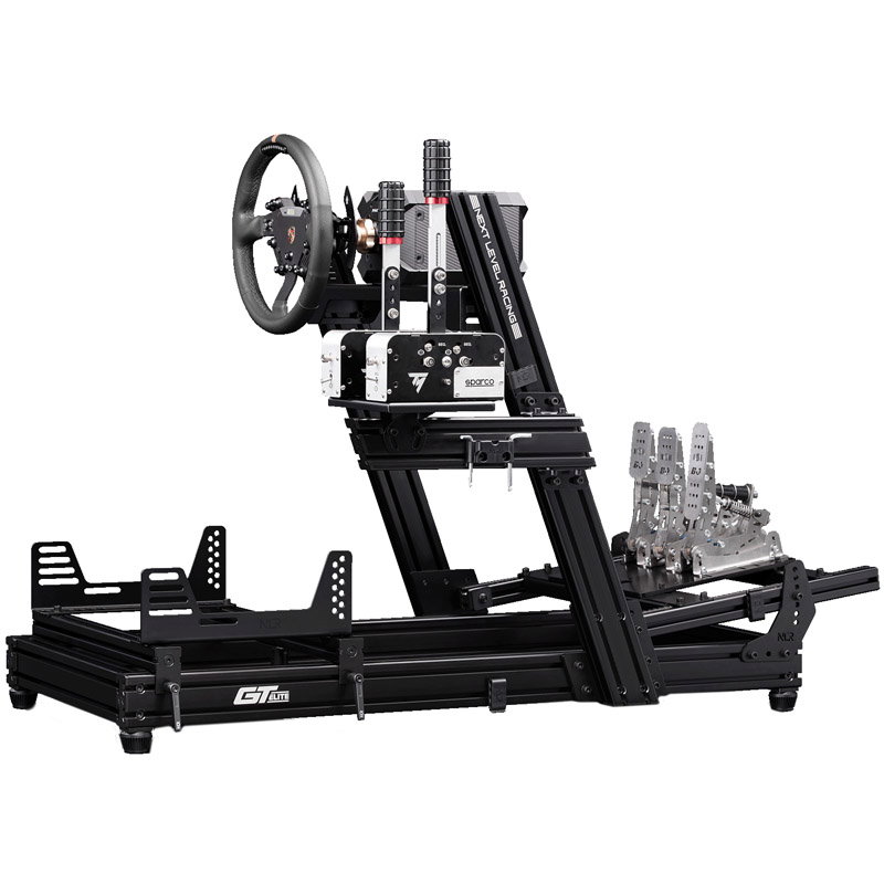 Next Level Racing GTElite Aluminium Simulator Cockpit - Wheel Plate Edition