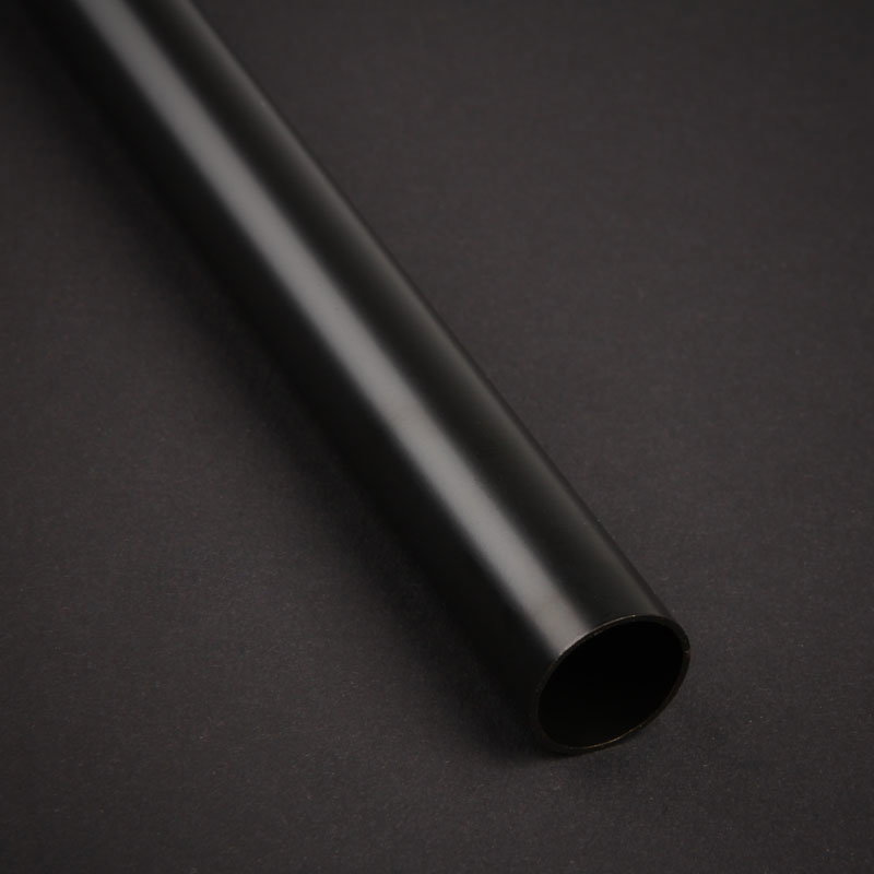 Bitspower None Chamfer Brass Hard Tubing 16MM AD, 500mm - carbon black