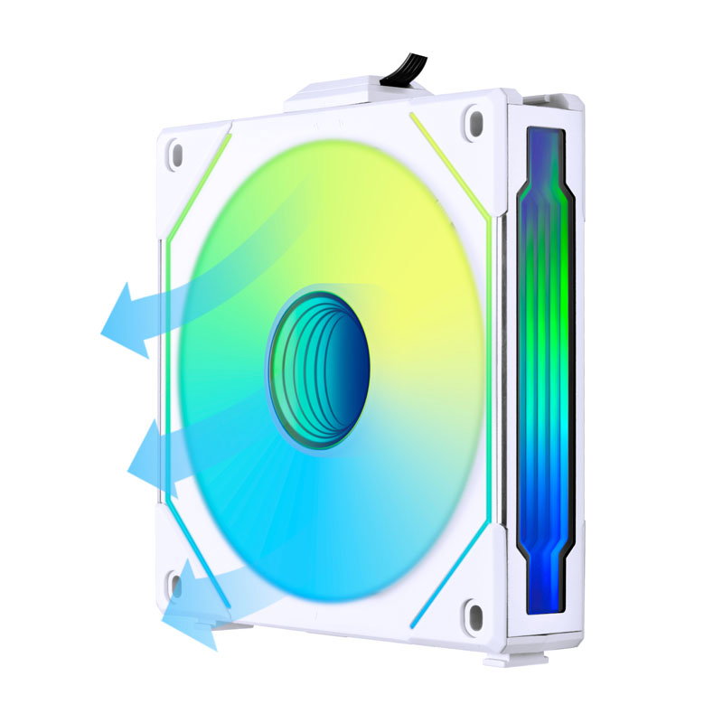 Lian Li UNI FAN SL-INF 120 ARGB Reverse Blade PWM Fan - 120mm, white