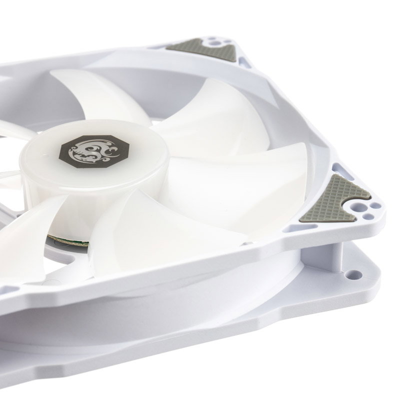Bitspower Notos RGB PWM fan, 120mm - white, 5er-Pack