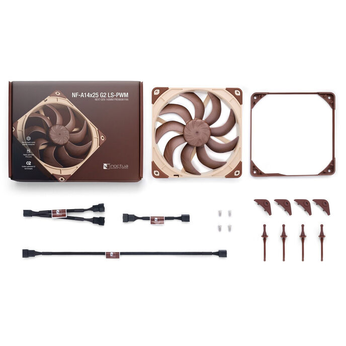 Noctua NF-A14x25 G2 LS-PWM fan - 140mm