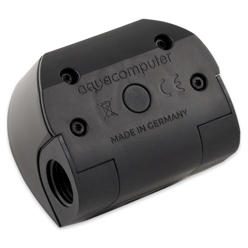 Aqua Computer Durchflusssensor high flow NEXT, OLED, 2x G1/4, RGBpx - black