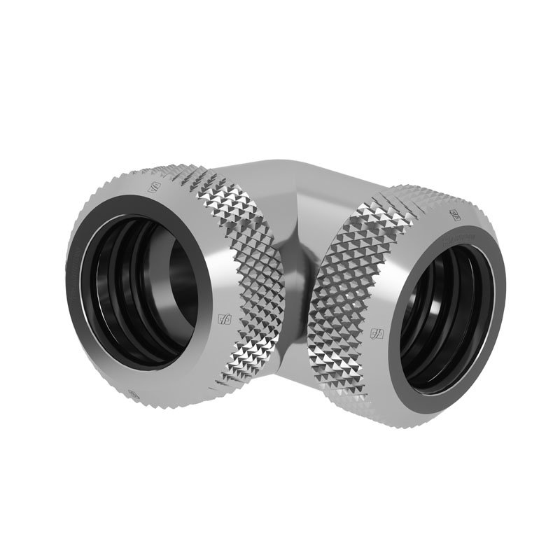 Barrow Multi-Link Adapter 90 Grad 14mm AD auf 14mm AD Hardtube - silver
