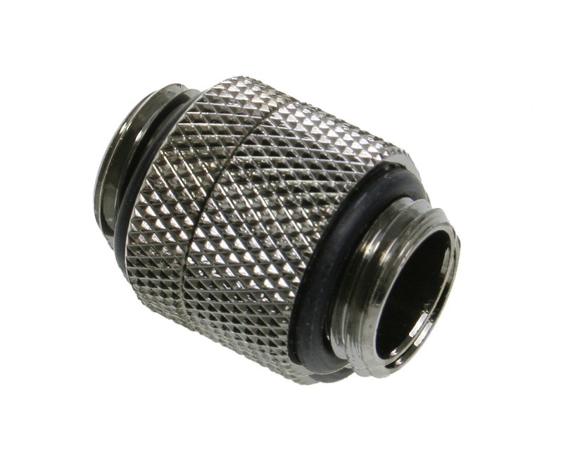 Bitspower Adapter gerade G1/4 inches AG auf G1/4 inches AG - drehbar, black glossy