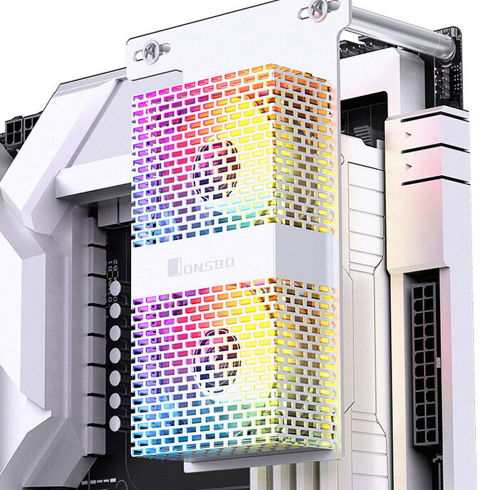 Jonsbo NF-2 RAM-cooler, ARGB - white