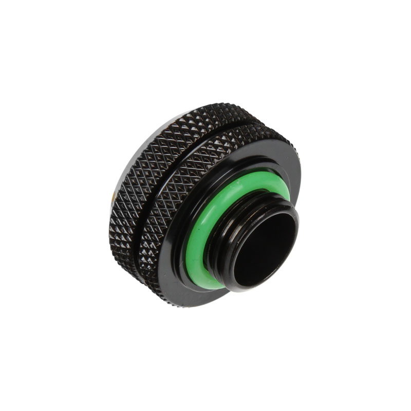Bitspower Multi-Link Adapter Anschluss gerade G1/4 inches AG auf 16mm AD Hardtube - black matte
